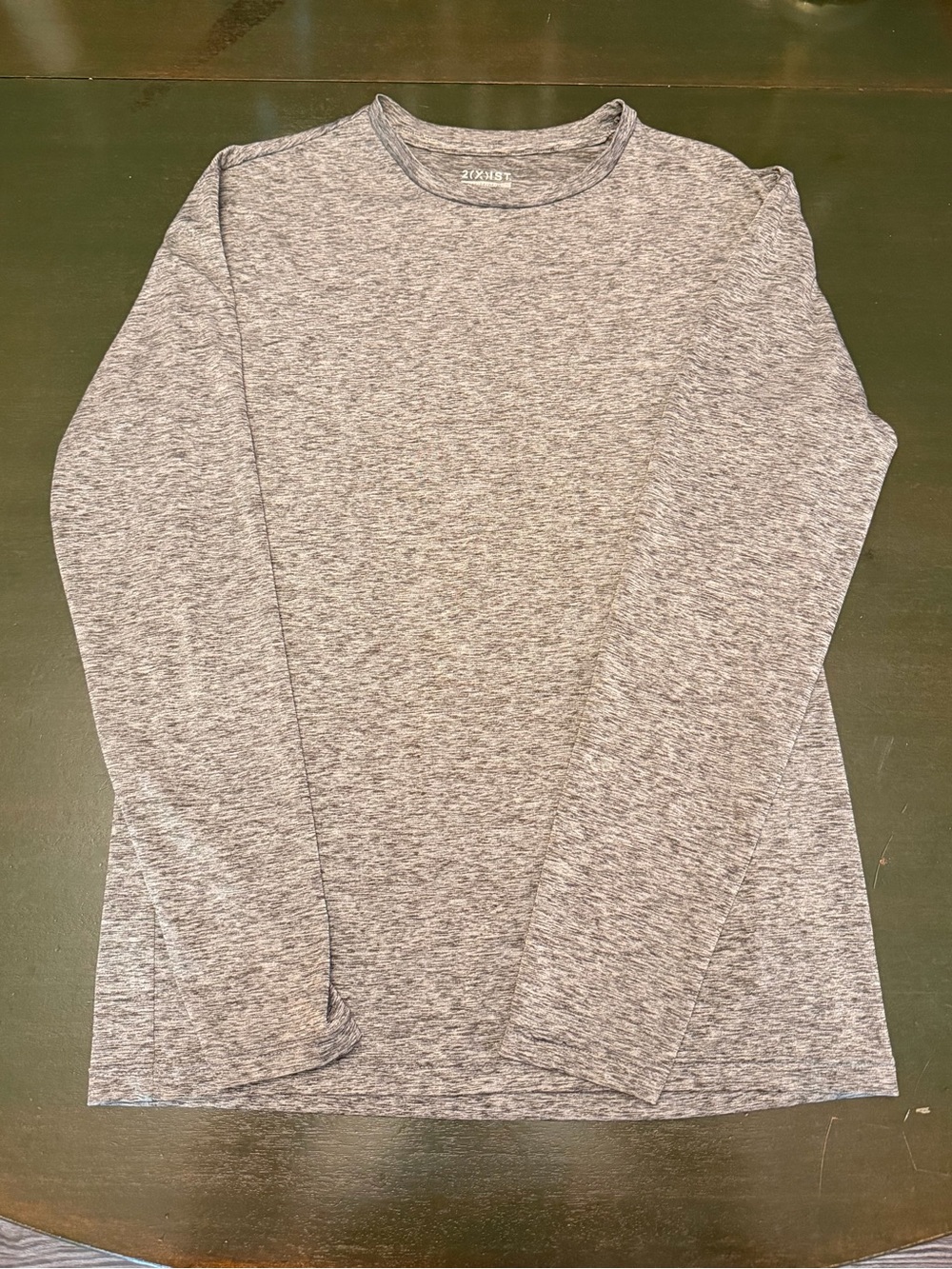 2xist Heather Gray Long Sleeve Crewneck Shirt